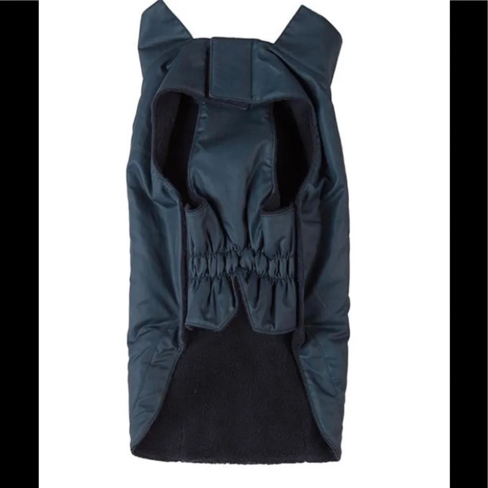 Fab Dog Waxed Utility Dog Coat Slate Blue (8